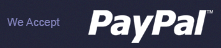We Accept paypal